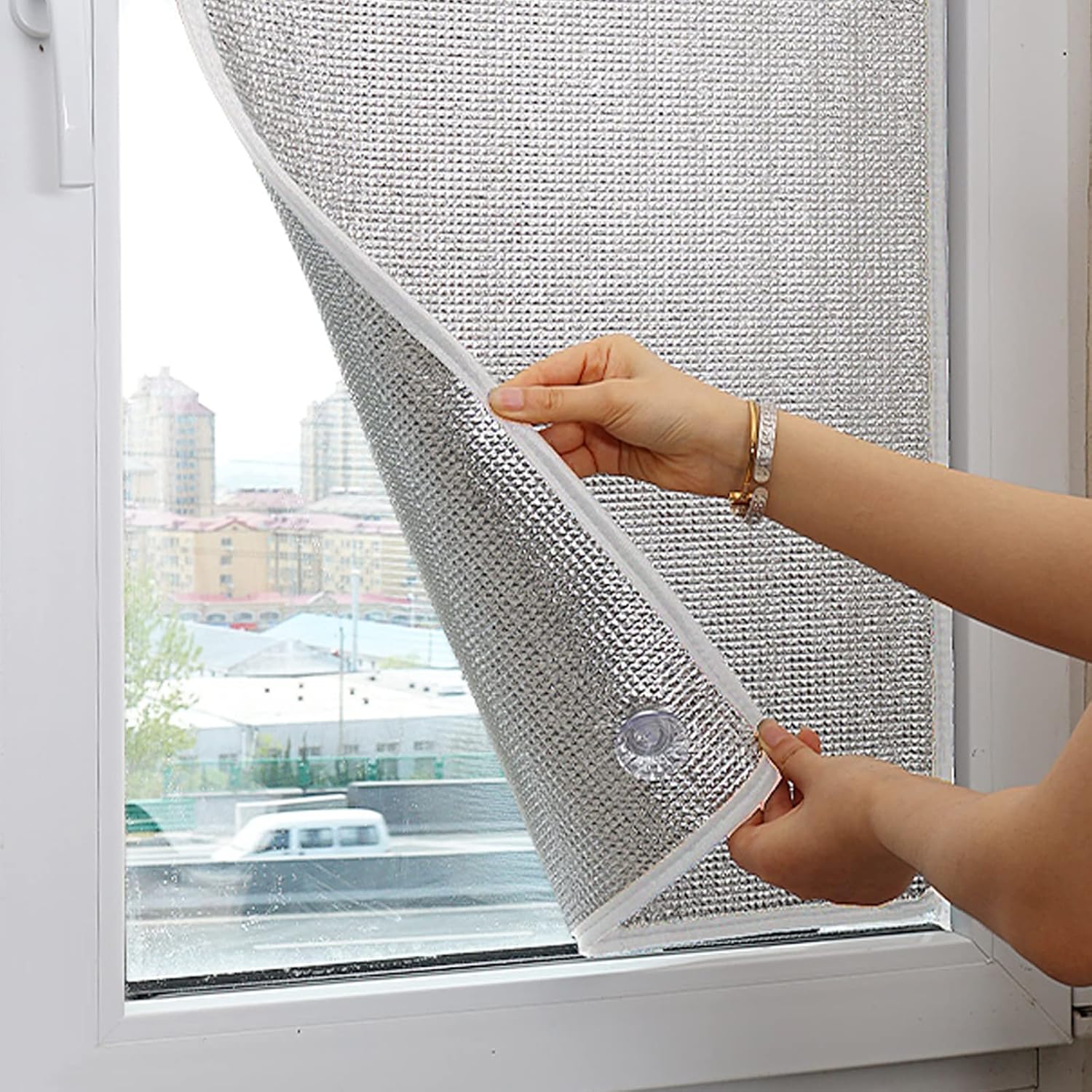 Glass Window Privacy Film,Double Side Aluminum Foil