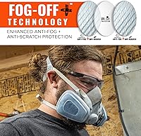 Vista 3 de Ergodyne Skullerz Dellenger Z87 - Gafas de seguridad antiarañazos con patillas ajustables, antiniebla, z87