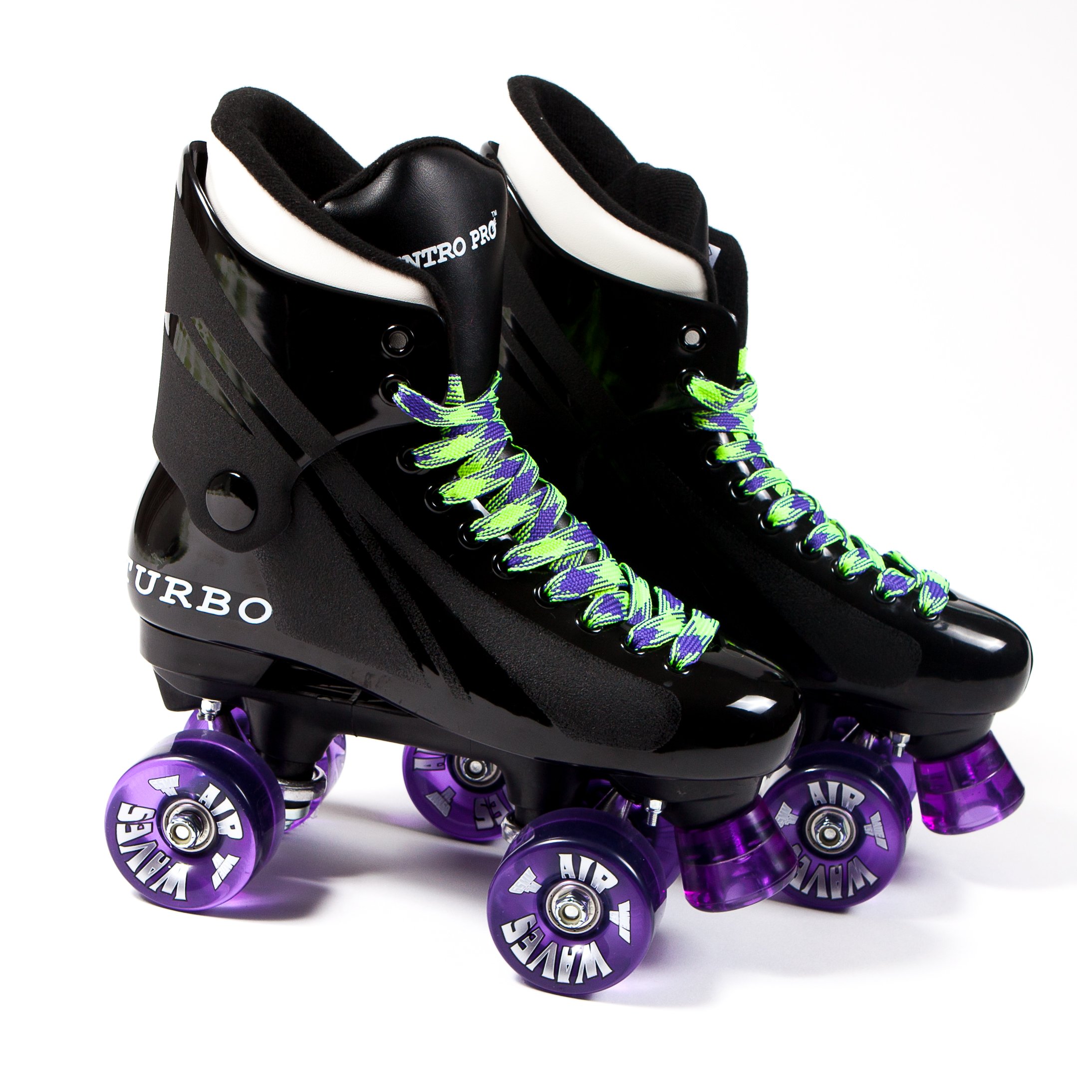 Quad Roller Skates Purple Airwave Wheels - Customized By Oli's