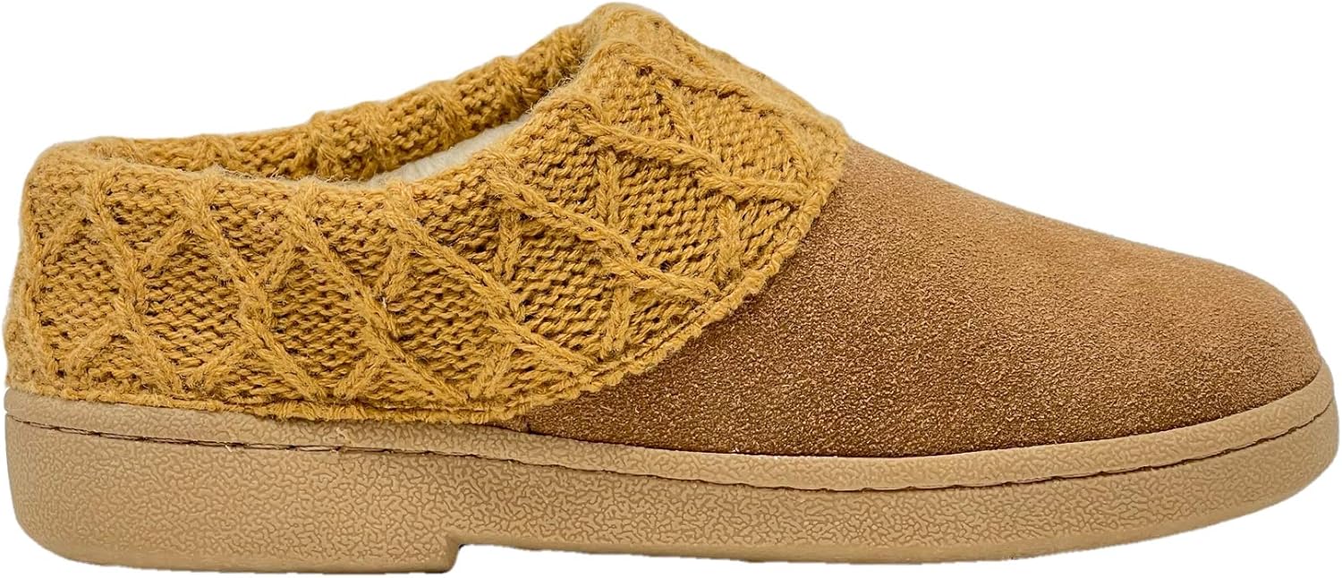 Clarks Women's Knitted Collar Clog (8 M US, Cognac/Cognac X) - Image 3