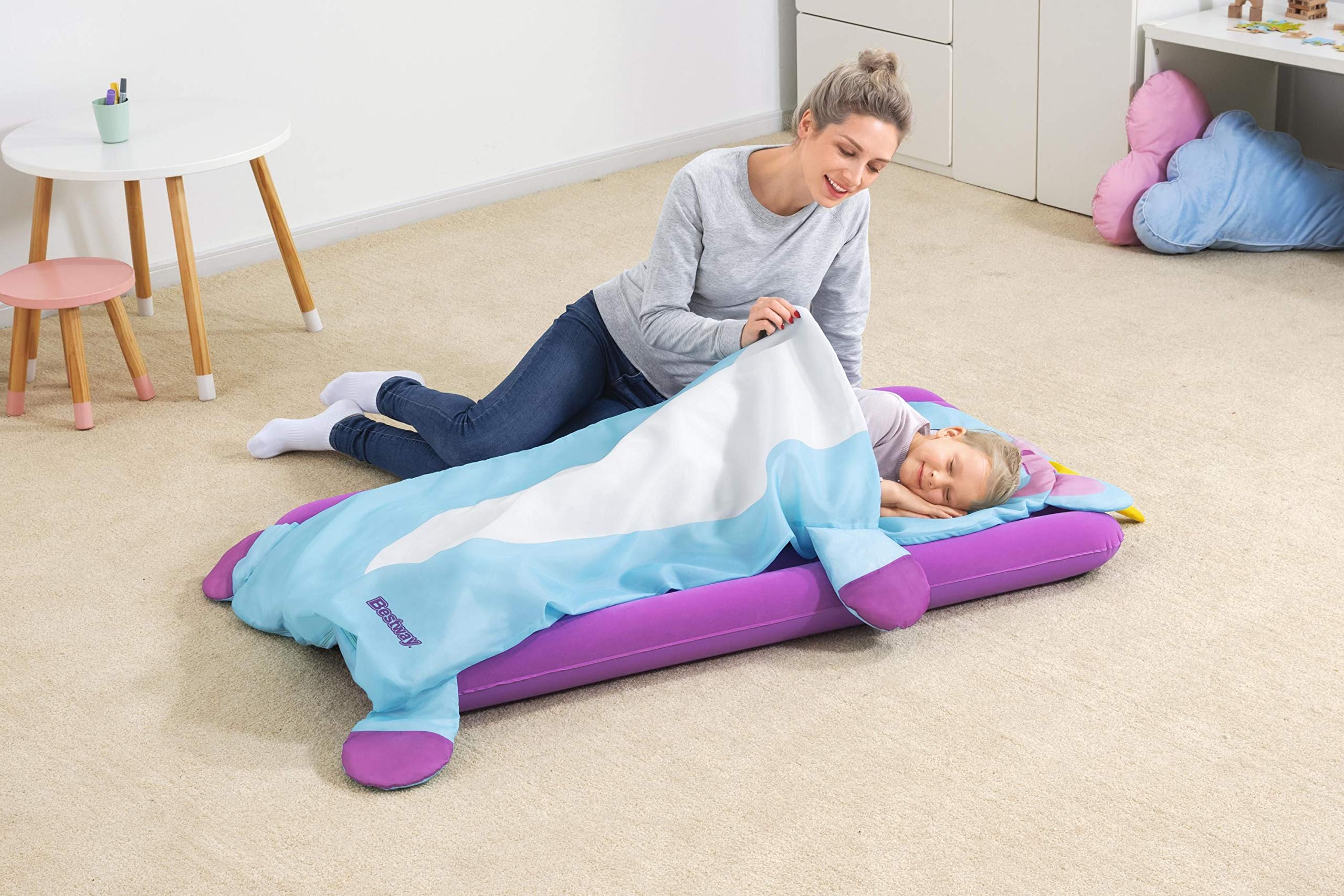 Bestway Adventurchasers™ - Set de Dormir para niños, diseño de Unicornio, 158 x 66 cm