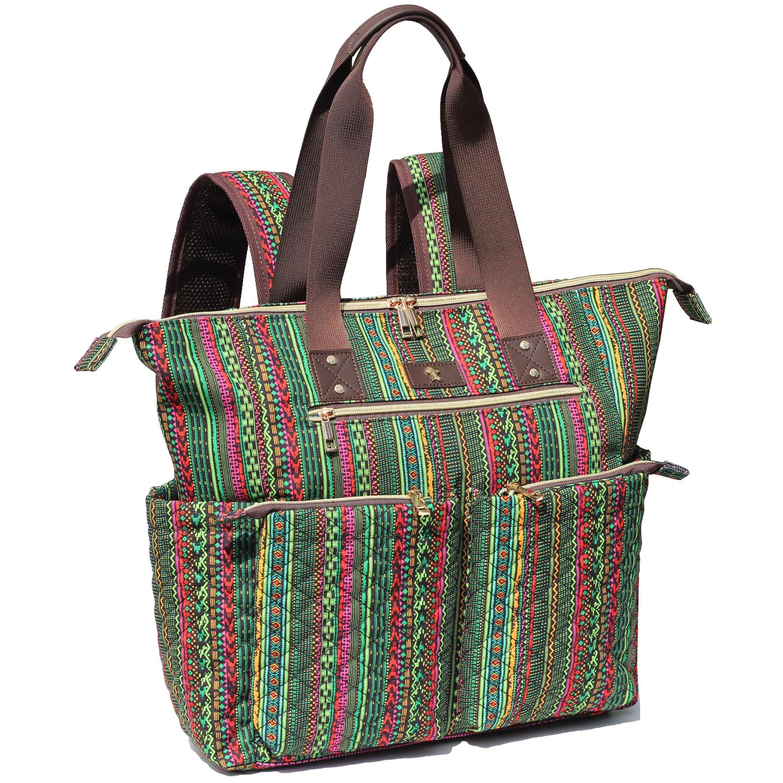 ESVAN Diaper Tote Bag Totepack Backpack 2 in 1 for Women Multifunctional Large Capacity with Insulated Pockets Travel | Multifunctional, Travel