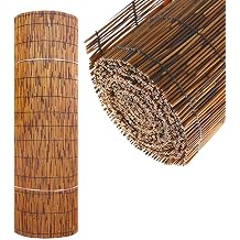 Outdoor Fence Screening, Heat Treated Natural Material, Fence Decorative for Backyard Garden Fencing, Balcony Privacy, Brown 2x3.5ft, 2.6x10ft, 3x6.5ft, 3.3x20ft4'H x 19'L