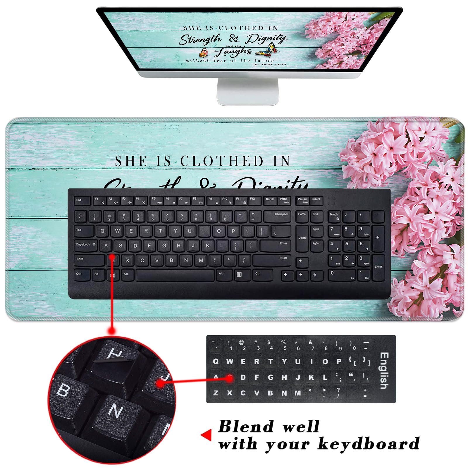 Ergonomic Wrist Rest & Mouse Pad Set - Pain Relief -8