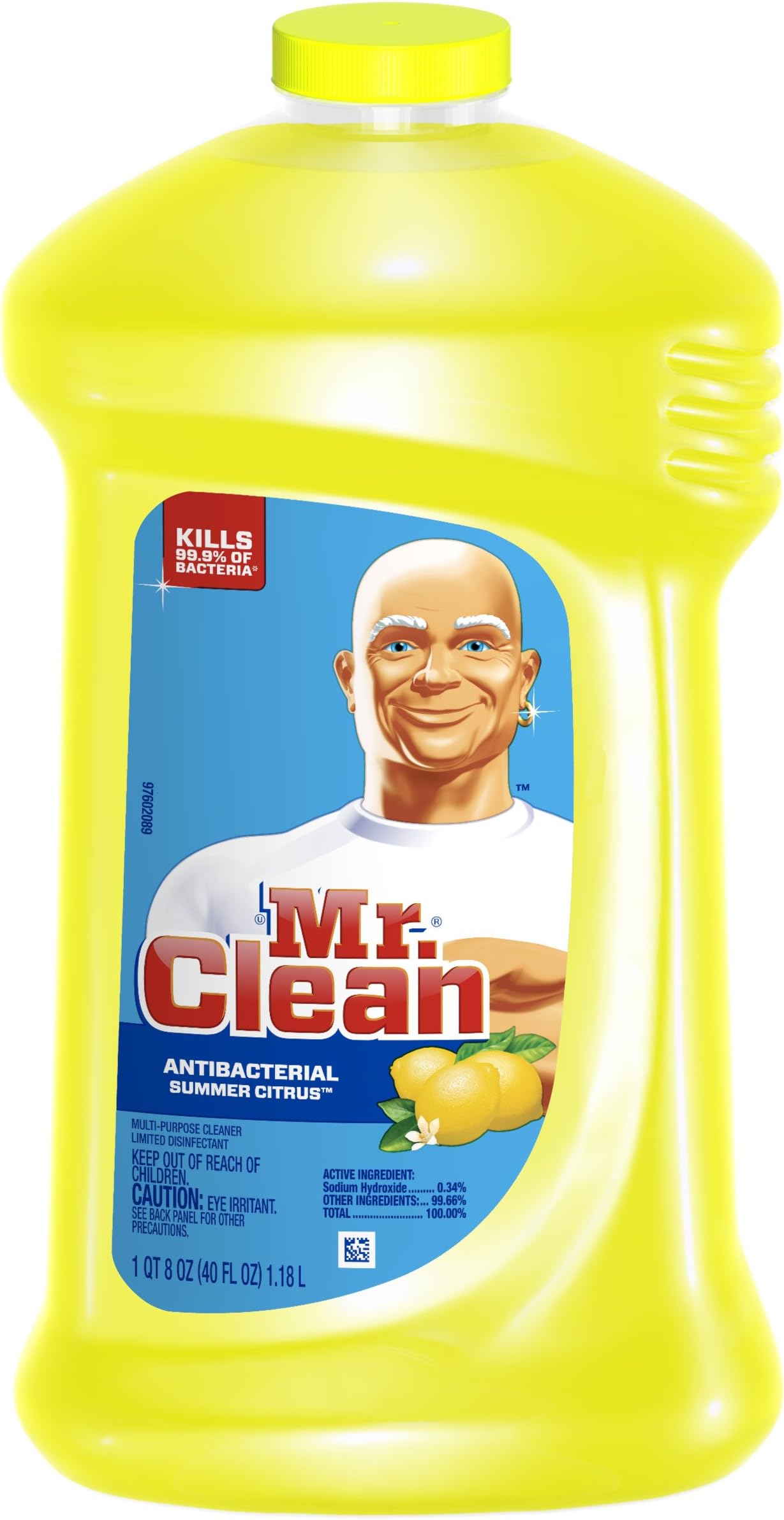 Mr Clean All Purpose Antibacterial Cleaner, Summer Citrus