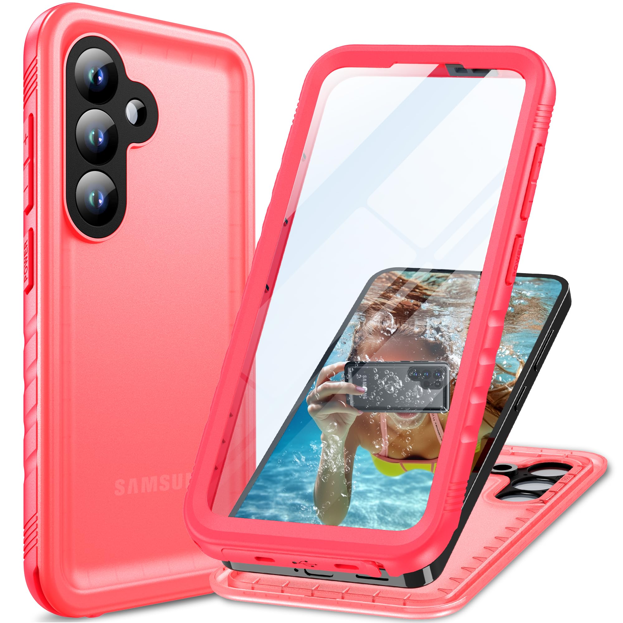 Amazon.co.jp: Cozycase 対応 Samsung Galaxy S25 防水ケース - 海