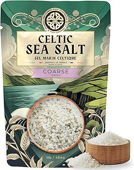 粗制凯尔特海盐 - 未精炼有机海盐，富含维生素和80多种微量矿物质，无添加剂