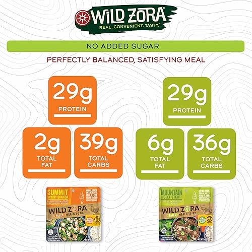 Miniatura 5 de Wild Zora AIP Paleo Paquete de comidas sin gluten  Pollo Summit, carne de res de montaña  Carne de res 100% alimentada con pasto, pollo libre