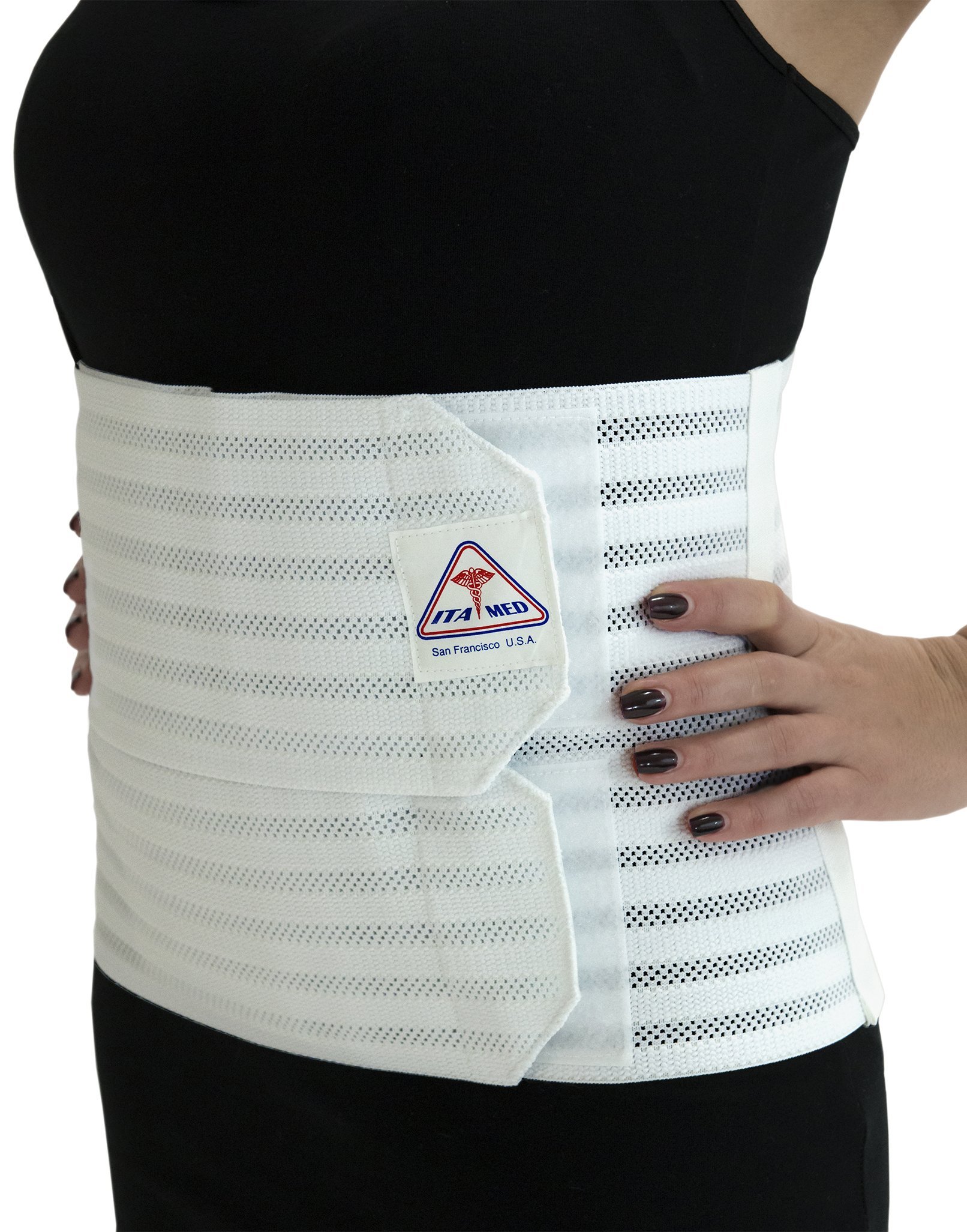 ITA-MEDI AB-309W W Medium Post-Partum Abdominal Support Binder for Women with Breathable Elastic