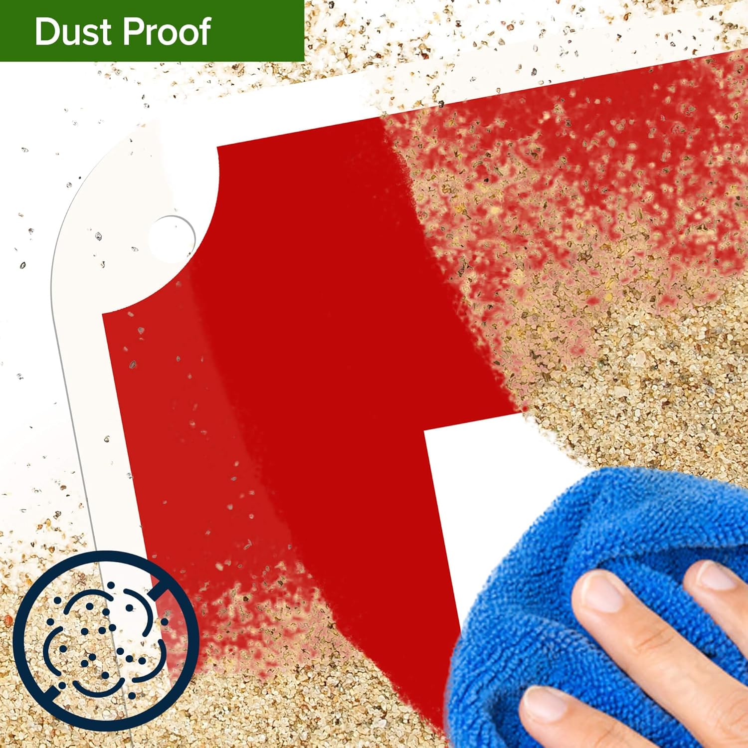 Beware of Dog Sign, 24x30 Inches, 55 mil thick HDPE (high density polyethylene), Made in USA by My Sign Center