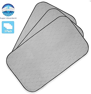 PET MAGASIN Wiederverwendbare, waschbare Trainingsunterlagen für Haustiere, mit auslaufsicherer, wasserdichter Unterseite (3 Stück) für Standard-Hundekäfige im test