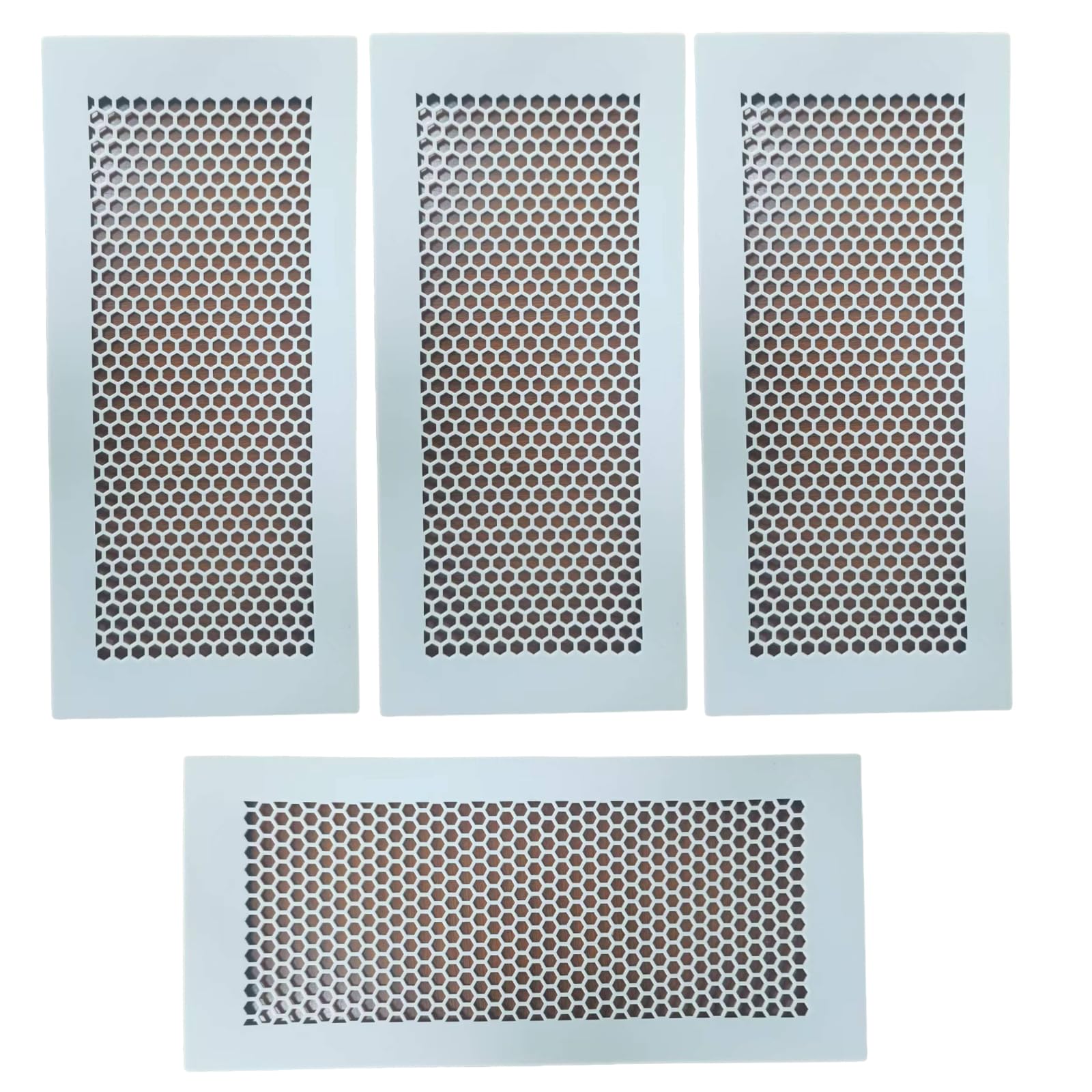 Nucelit Gray 4Pcs Baby Silicone Vent Covers Easy Installs Childproof Vent Guard Silicone Covers Enhances Air Flows For House Easy Installs Grilles