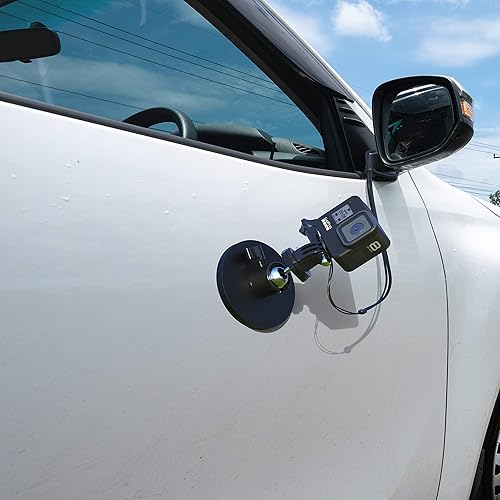 Miniatura 6 de SABRENT Soporte magnético recubierto de goma para cámaras de accióncámaras y pequeñas DSLR (CS-MG88)