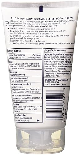 Miniatura 2 de Crema de alivio corporal Eucerin bebé eccema, 5 onzas, paquete de de 3