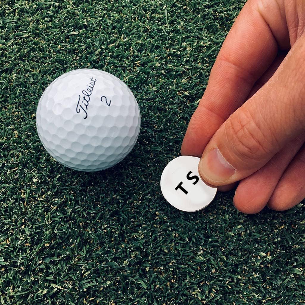 Personalized Golf Ball Marker with Hat Clip to Give As Gifts for Golf Enthusiast - Golf Gifts for Golfers Dad and Groomsmen