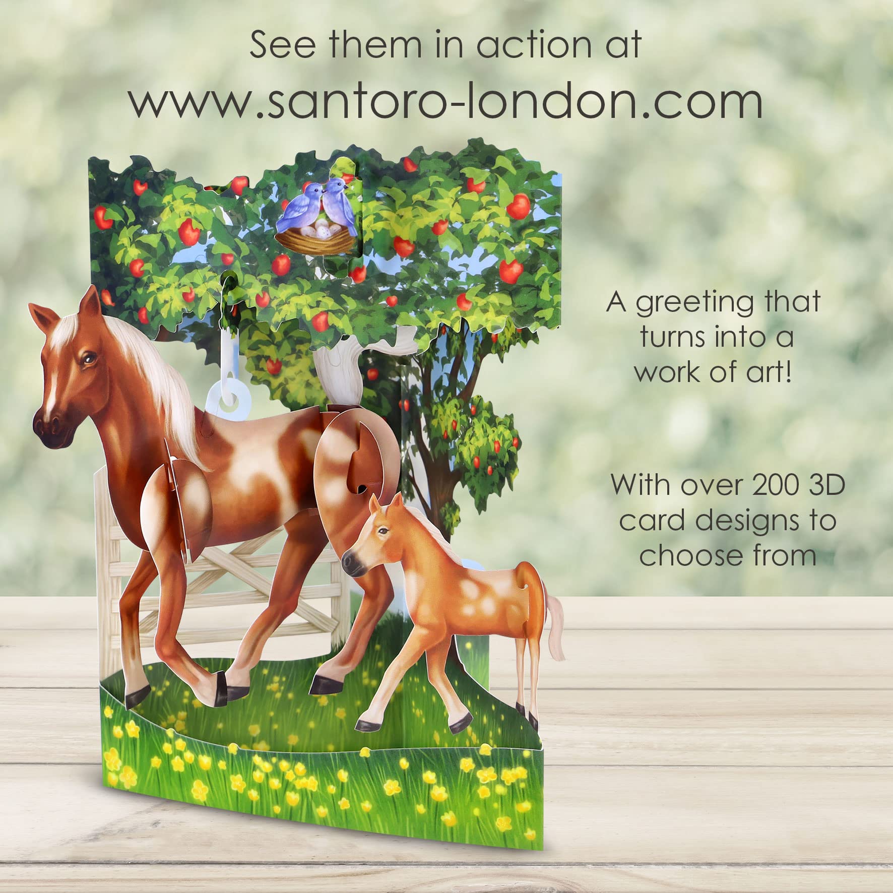 GREETING ART Pop-up kaart paard - 3D-cadeaukaart voor verjaardag voor ruiters - grappige wenskaart voor paardenliefhebbers - geldgeschenk of tegoedbon voor paardrijden en paardrijuren