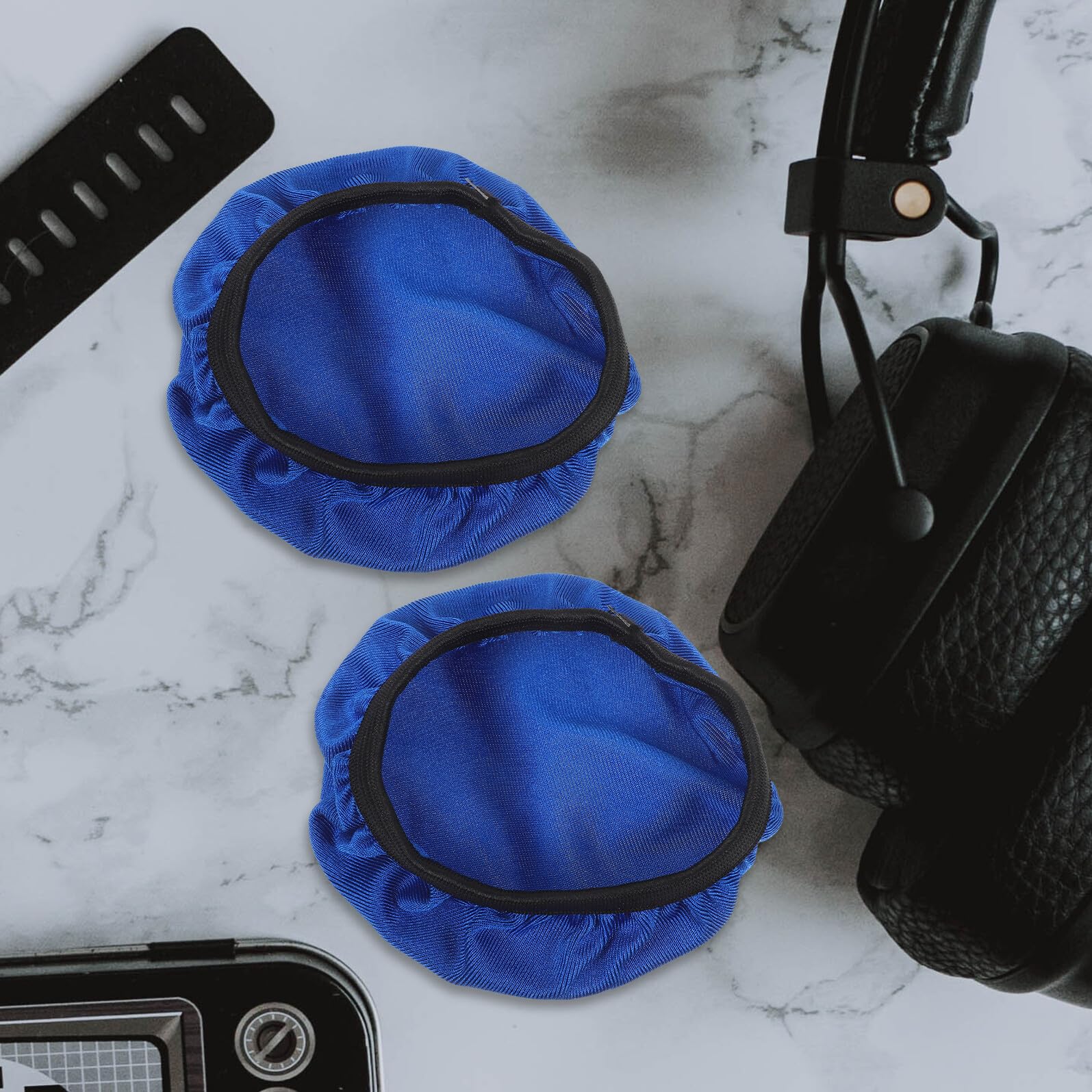 10pezzi Coperture per Cuffie in Tessuto Cuscinetti Auricolari Riutilizzabili e Traspiranti per Cuffie Over-ear Accessori Protettivi da Gioco e Allenamento