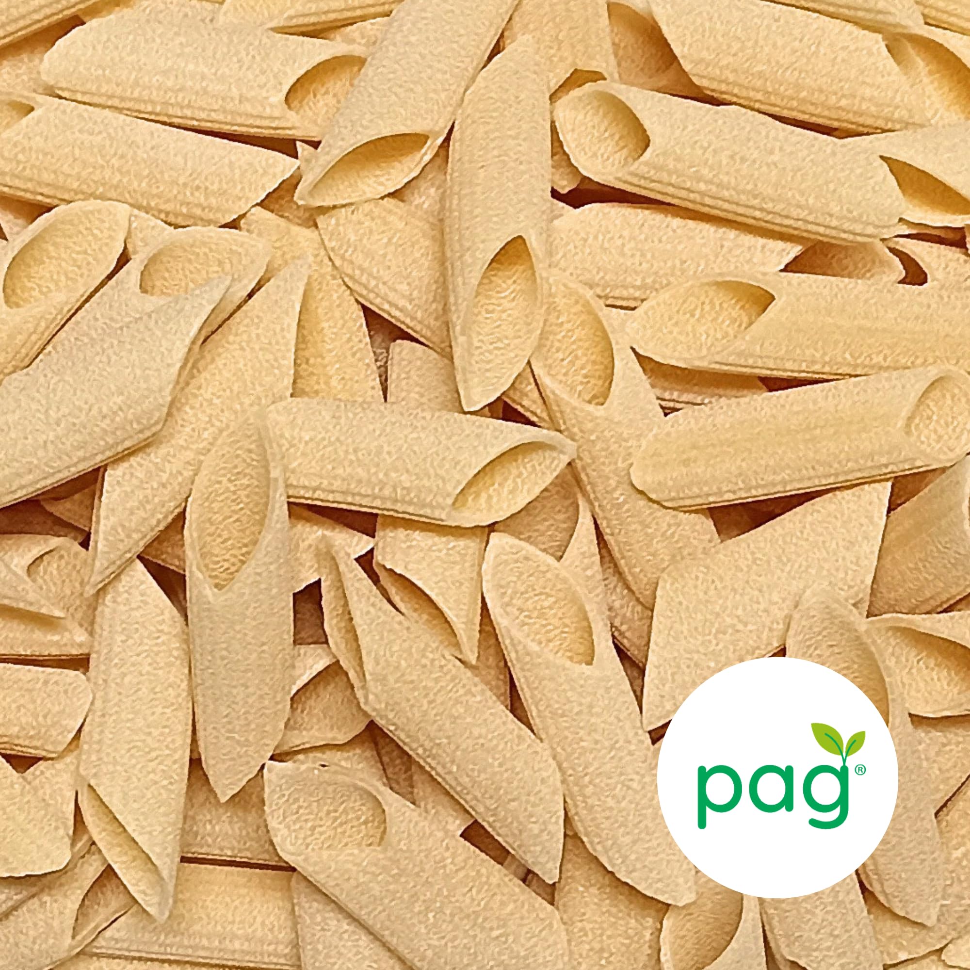 Pag Penne rigate - Pasta artigianale toscana Trafilata al bronzo 100% Grano italiano - 12 confezioni da 500 g