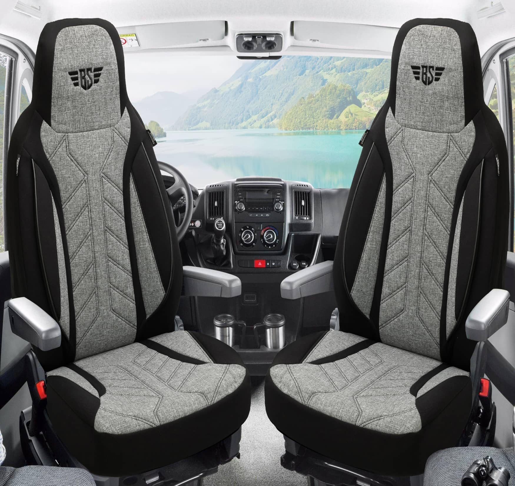 BREMER SITZBEZÜGE Housses de Protection pour Camping-Car, pour Fiat Ducato Jumper Boxer PLKT201