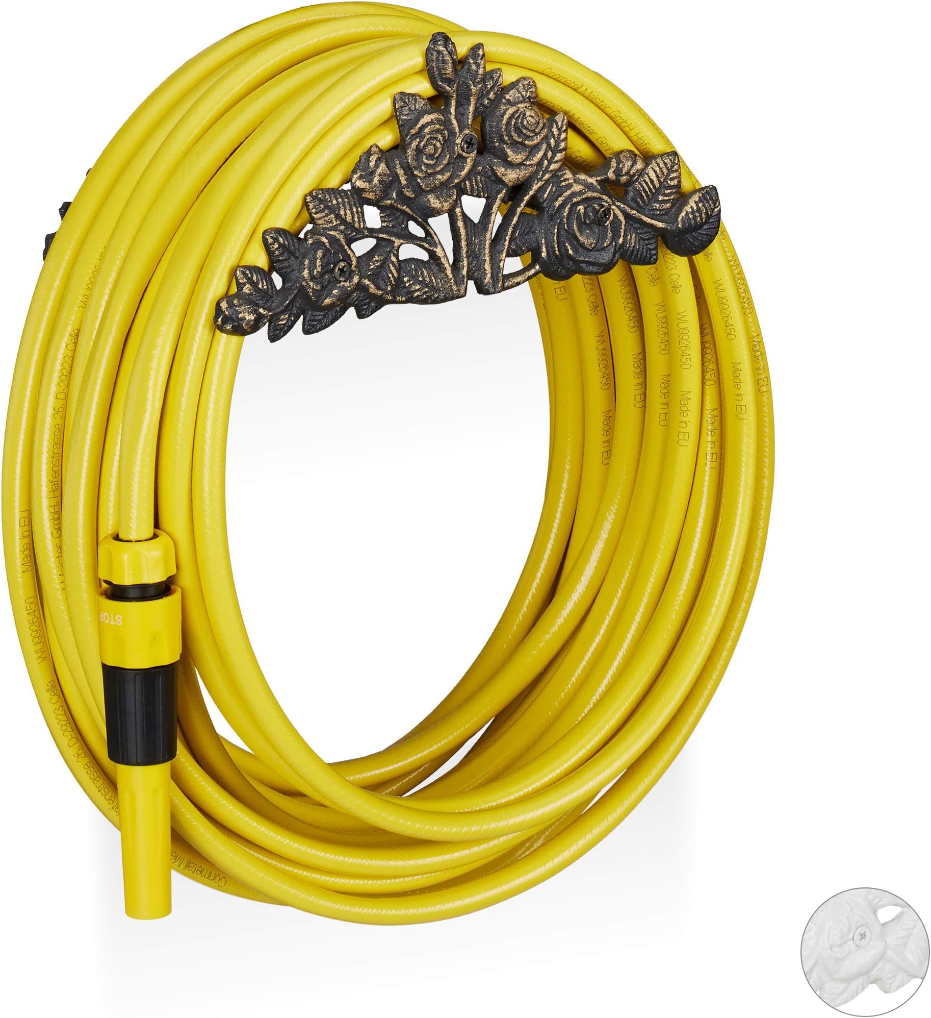 Portarotolo Da Parete IDesign Con Braccio Oscillante - Metallico, Argento, Per Carta Da Cucina - Foto 9