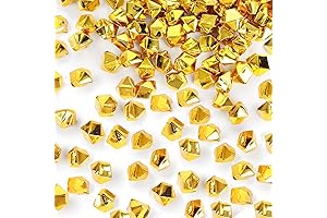 FUTUREPLUSX 1050PCS Gold Stones: Shimmering Decorative Accents for Unforgettable Occasions