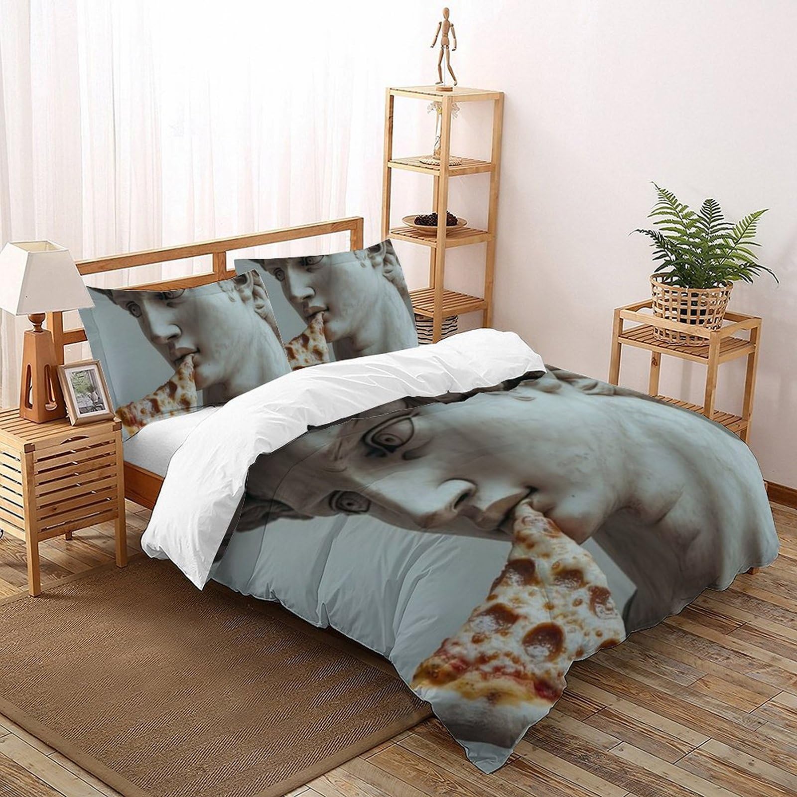 Parure de lit microfibre douce imprimé 3D de qualité supérieure pour lit double 200x200