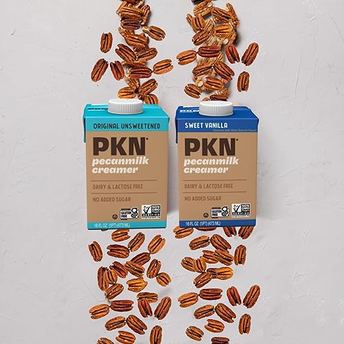 Miniatura 6 de PKN Original - Crema de café sin lácteos alternativa a la leche, hecha de nueces americanas reales, leche de nueces a base de plantas, sin azúcares