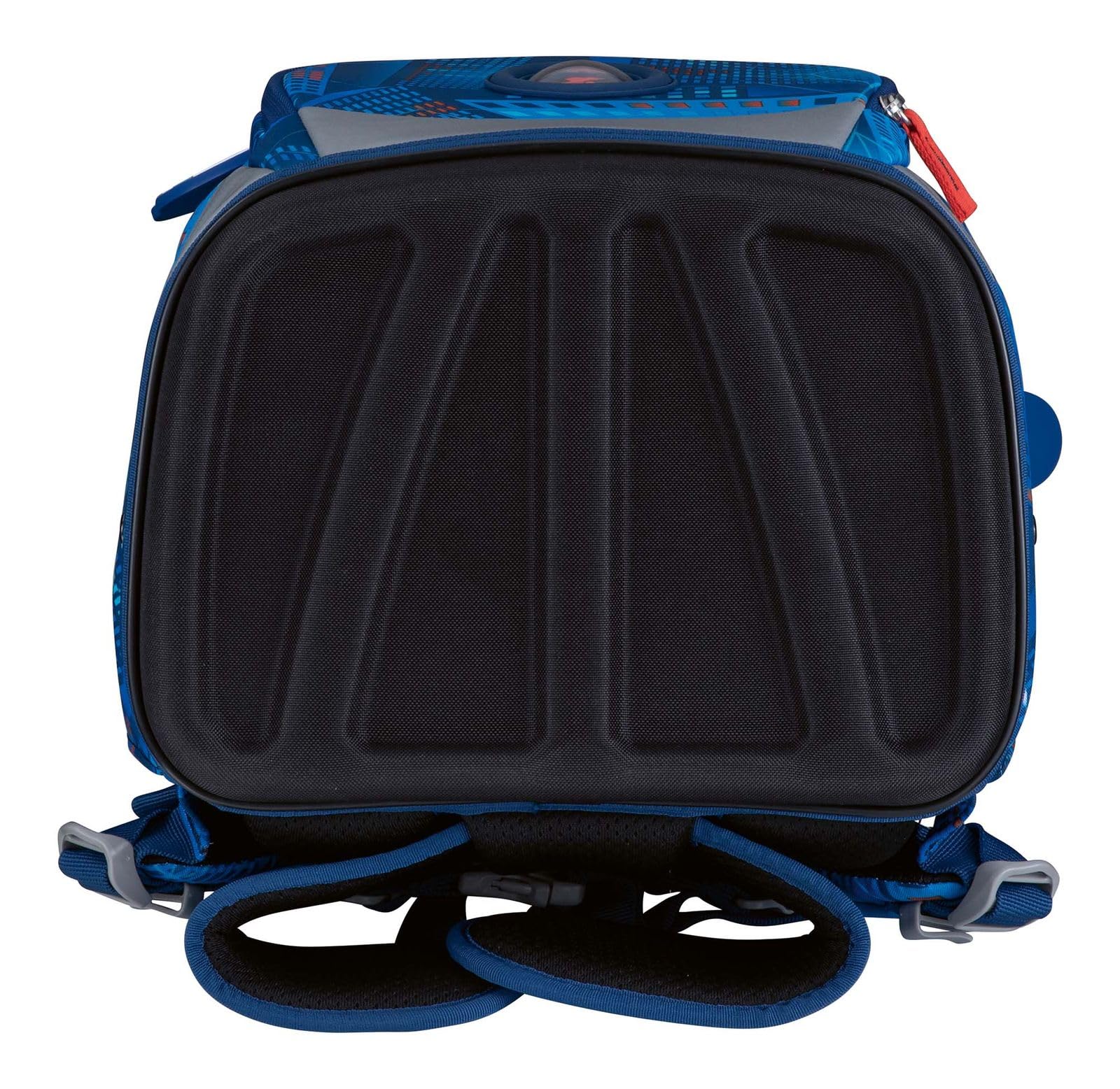 DerDieDas Schulranzen ErgoFlex Tiny Set 6-teilig Turbo Speed blau