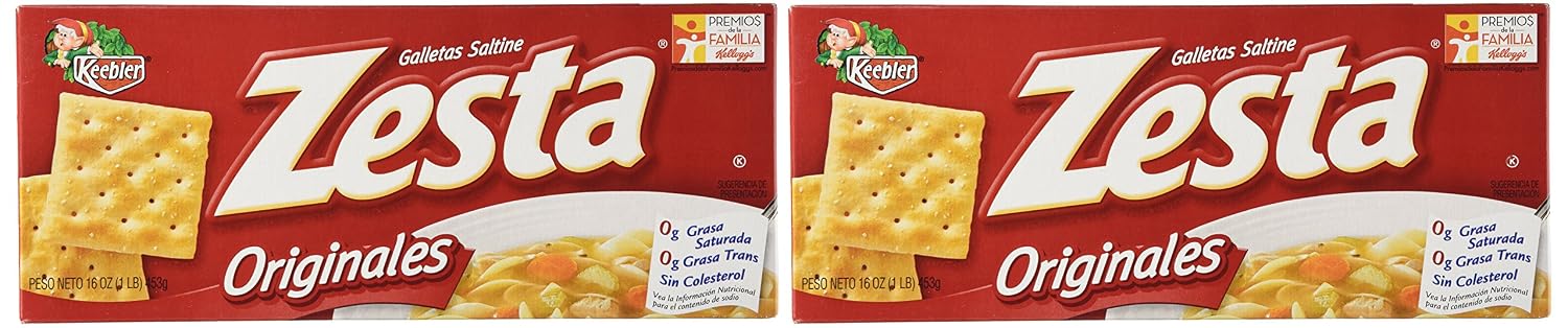 Keebler Zesta Zesta Saltine Crackers - Original - 16 oz - 2 pk