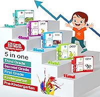 Vista 43 de WJPC 55 tarjetas, 106 tarjetas flash de alta frecuencia de primer grado, tarjetas de aprendizaje de fonética de primer grado para niños de 5, 6, 7