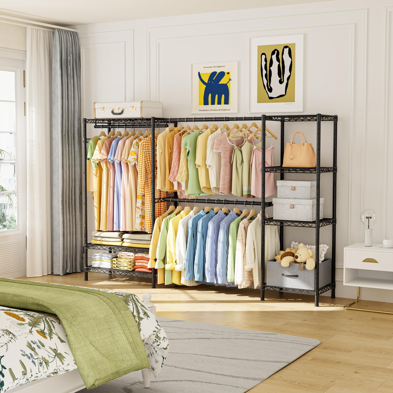 Snapklik.com : Golpart Heavy Duty Metal Garment Rack - Freestanding ...