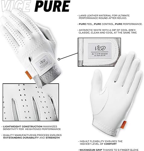 Miniatura 4 de Vice Pure - Guante de golf, color blanco