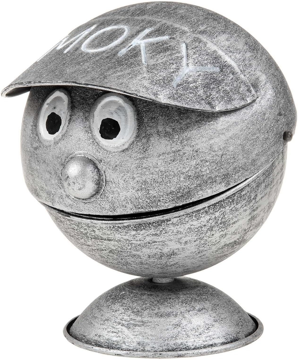 SIDCO Storm Ashtray Outdoor Ashtray Funny Garden Metal Ashtray for Outdoor Use