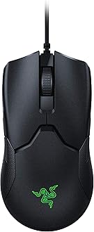 Viper 8K Hz - Ambidextrous E-Sport Gaming Mouse with 8,000 Hz HyperPolling Technology (Optical Focus + Sensor with 20K DPI, Optical Mouse switches, 71g Light) - Black