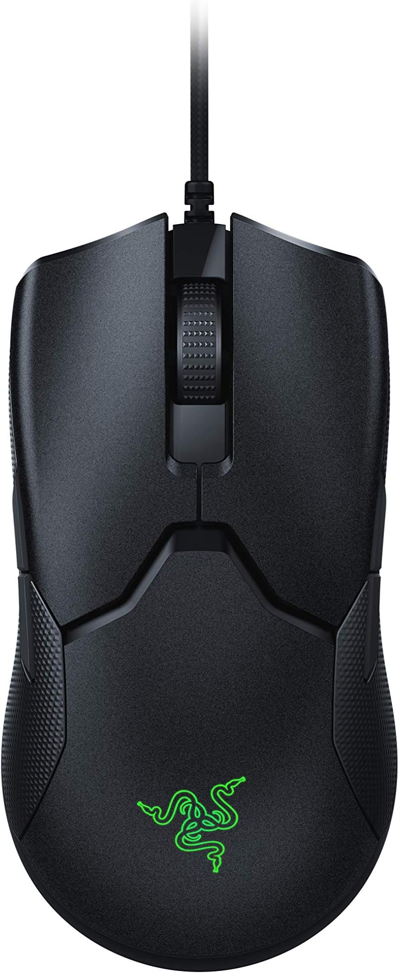 Razer Viper 8K Hz - Ambidextrous E-Sport gaming mouse with 8,000 Hz HyperPolling technology (optical focus + sensor with 20K DPI, optical mouse switches, 71g light) - Black