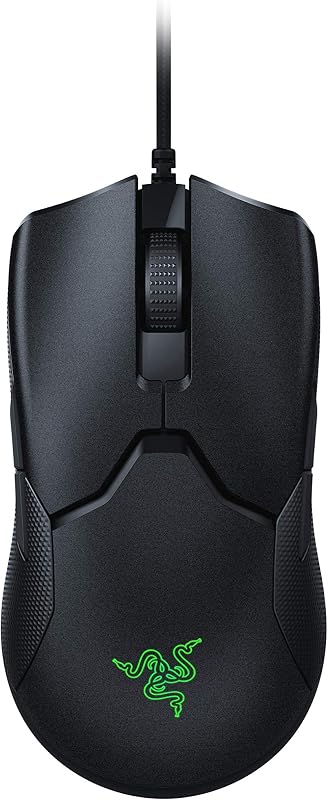Viper 8K Hz - Ratón para juegos Ambidextrous E-Sport con tecnología HyperPolling de 8.000 Hz (enfoque óptico + sensor con 20K PPP, interruptores de ratón óptico, luz de 71 G) - Negro