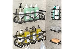 Coraje Shower Caddy, Shower Shelves [5-Pack]: Things You Didn't Know You Needed