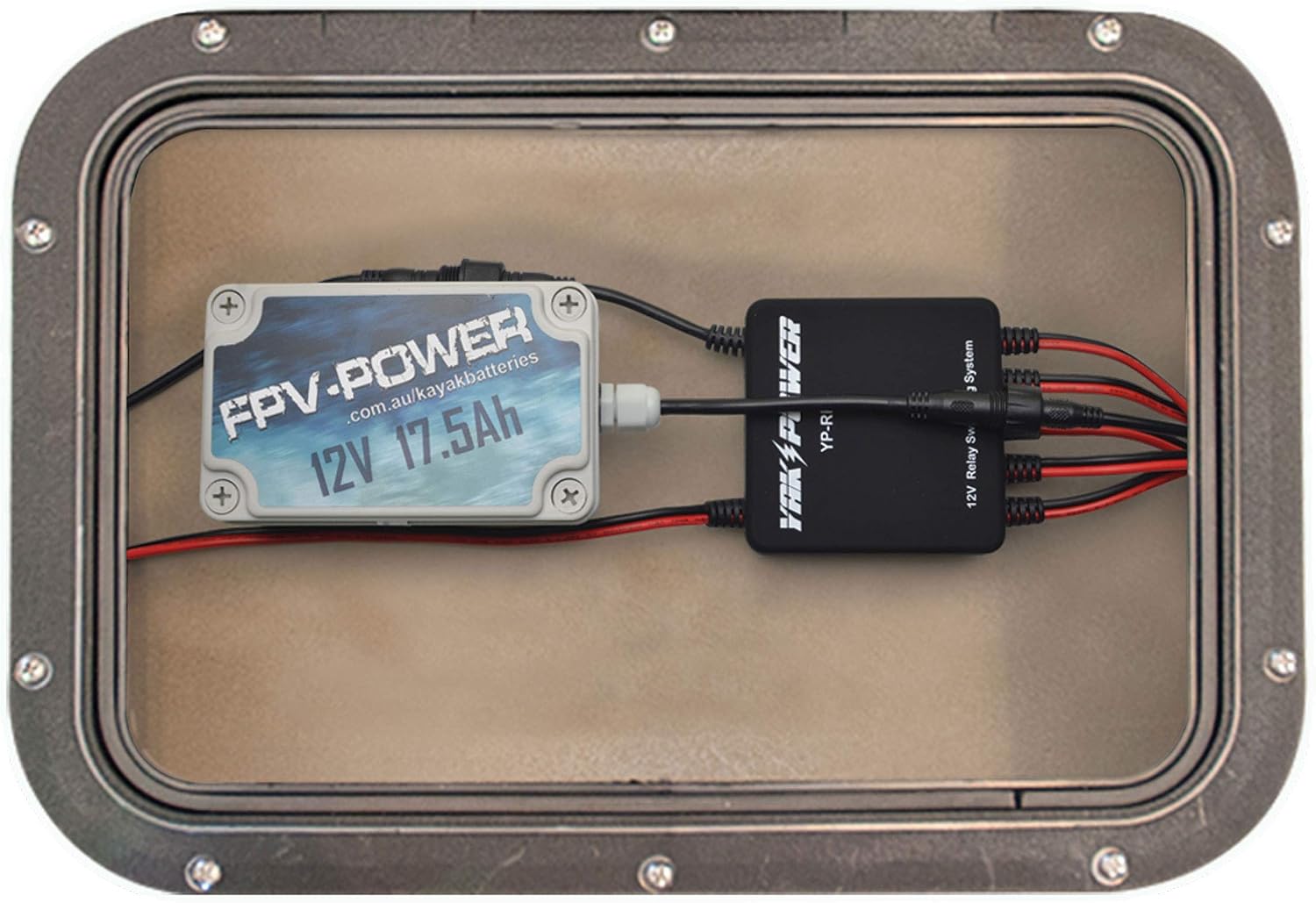 Yak-Power 12 Battery Terminal Connector with SAE to FPV Battery Connector"