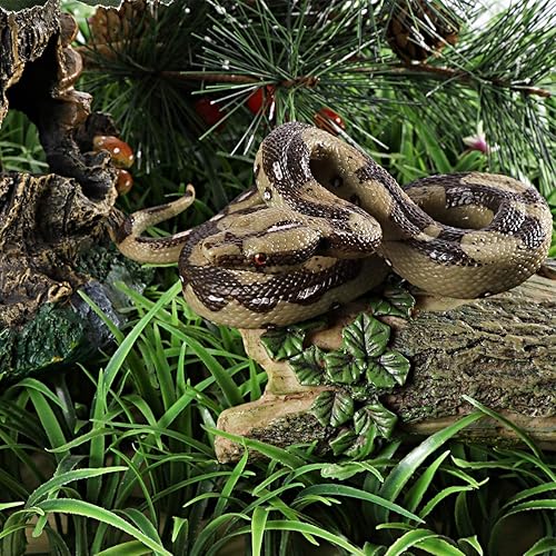 Miniatura 5 de Serpiente falsa realista y araña falsa, cosas de broma, insectos falsos que se ven reales, juguete de broma de serpiente de goma