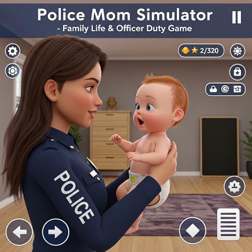 Polizeimutter-Simulator – Familienleben & Polizeidienstspiel