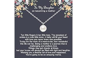 Sterling Silver Pearl Necklace: A Cherished Gift for the Mama to Be