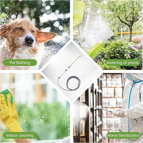 Miniatura 6 de ACORNS Varita pulverizadora alimentada por batería, varita pulverizadora eléctrica mejorada con varita de pulverización retráctil y manguera de 10