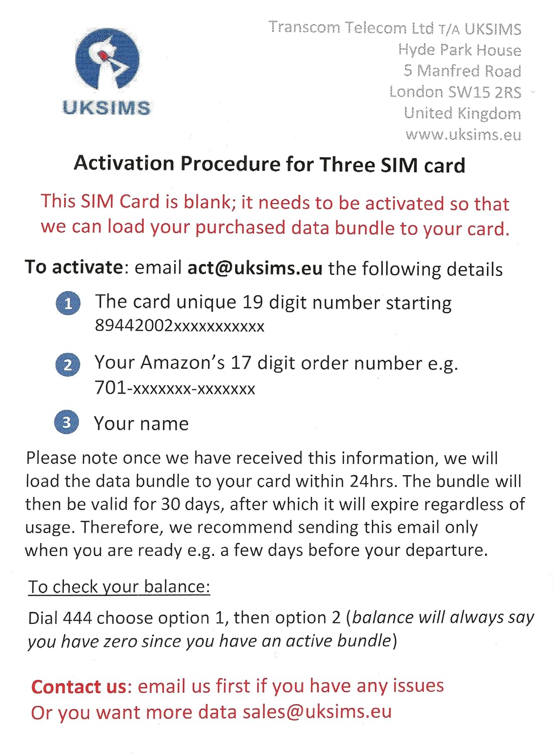 Prepaid Mobile PAYG SIM Card with UK number | 40GB UK DATA – 6GB EU DATA | 30 days validity | Unltd Texts & Mins | Covers 71 Countries incl. UK, Europe, SE Asia and S. America (40GB)