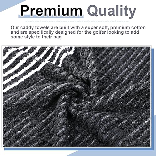Miniatura 4 de Mixweer Caddy Golf Towel 22" x 42" Large Caddy Towel Camping Sport Towels Cotton Soft Towels for Man Golf Lovers