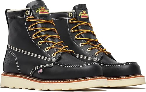 Thorogood American Heritage Bota de seguridad para hombre con punta mocasín, de 6 pulgadas