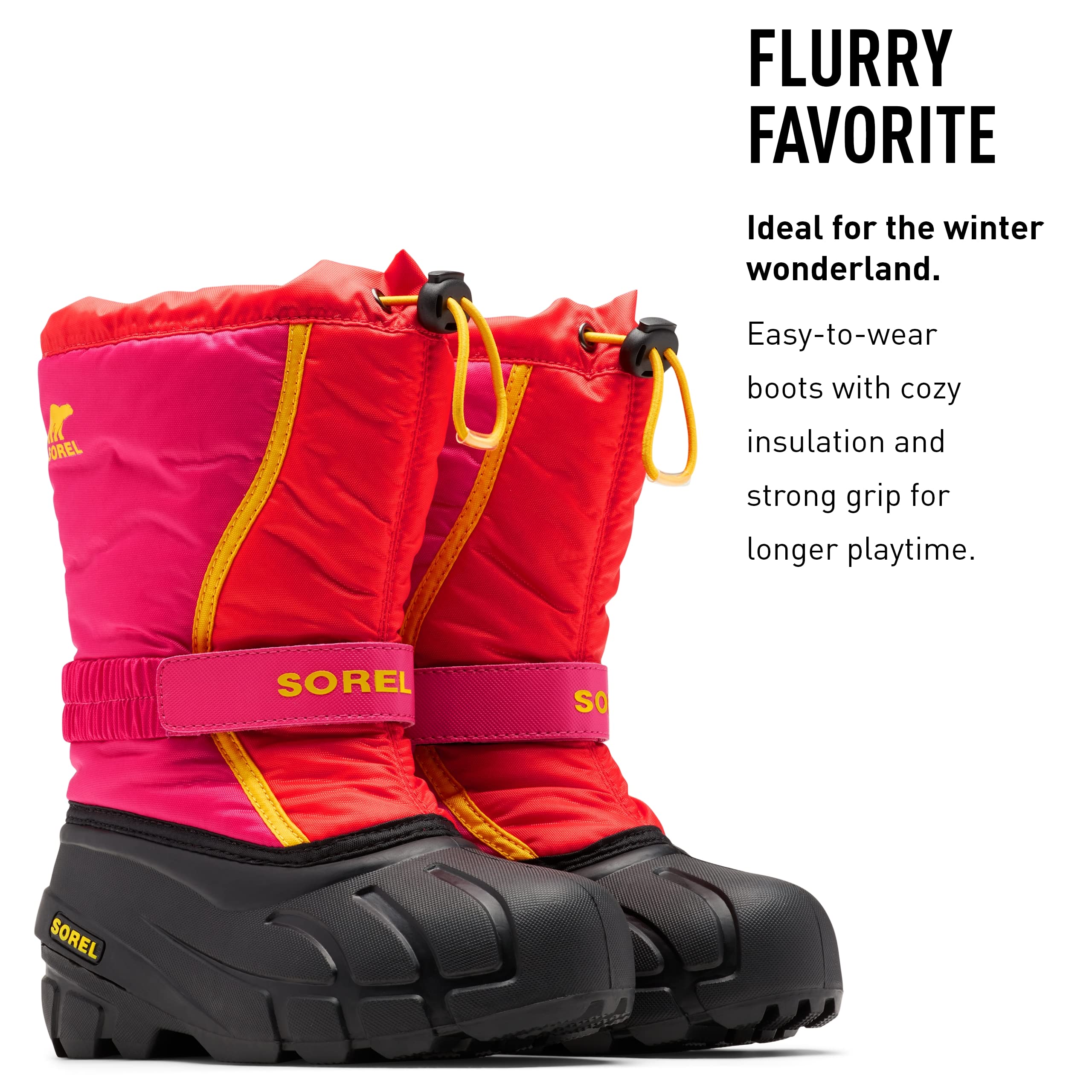 SOREL Youth Flurry Winter Snow Boots for Kids