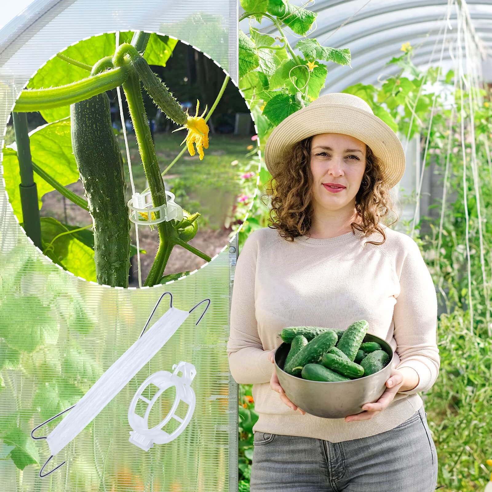 IKAAR Pflanzenclips - Praktische Helfer Für Deinen Garten