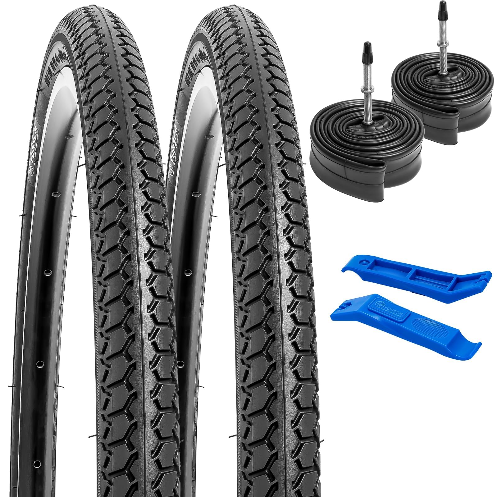 YUNSCM 2-PCS 20 x 1 3/8(37-451) Road Bike Tires and 20