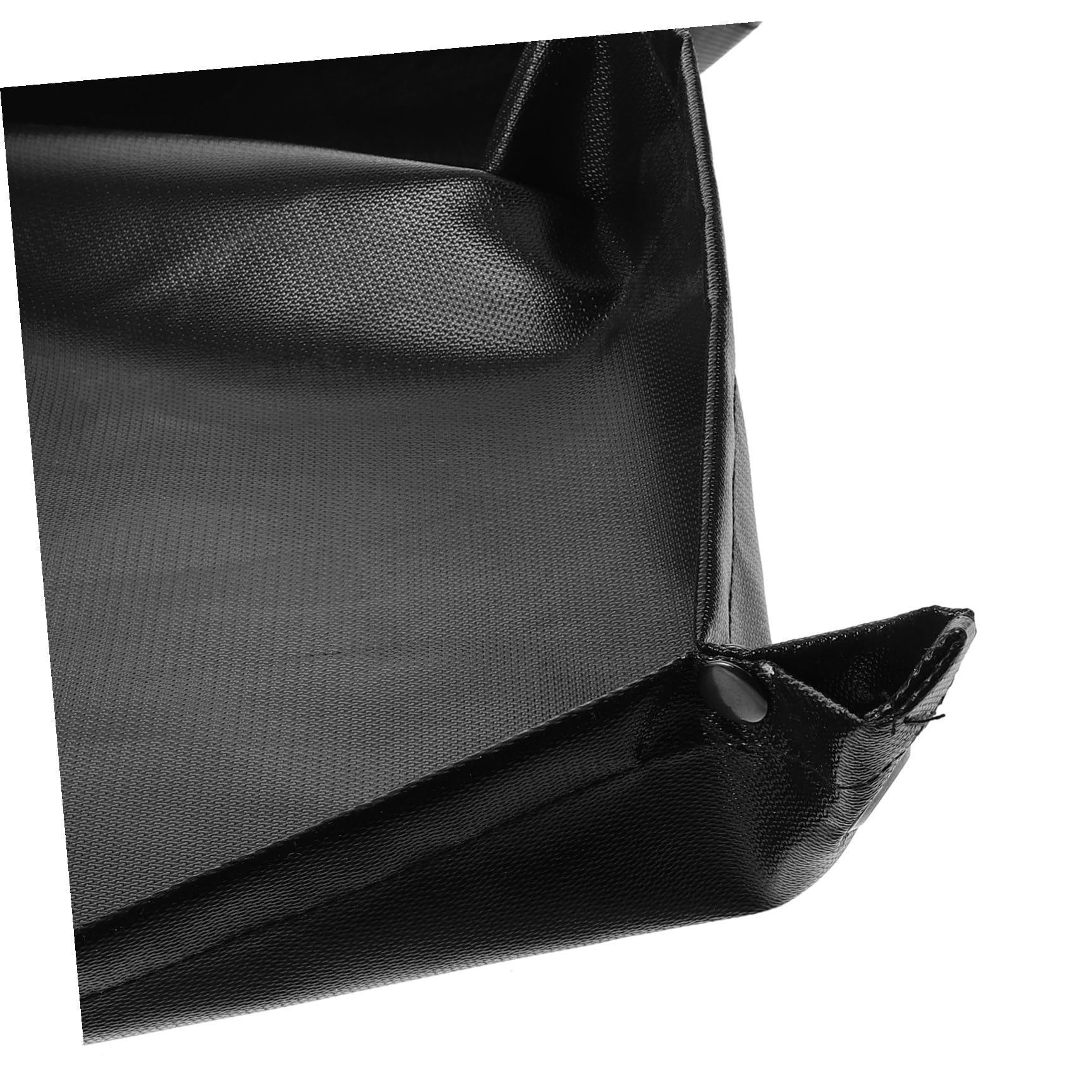 Tapete de Silicona Negro para Parrilla Exterior Resistente al Calor | Protector para Madera y Fogatas, Fácil de Plegar y Limpiar, Uso en Cookout y Bbq