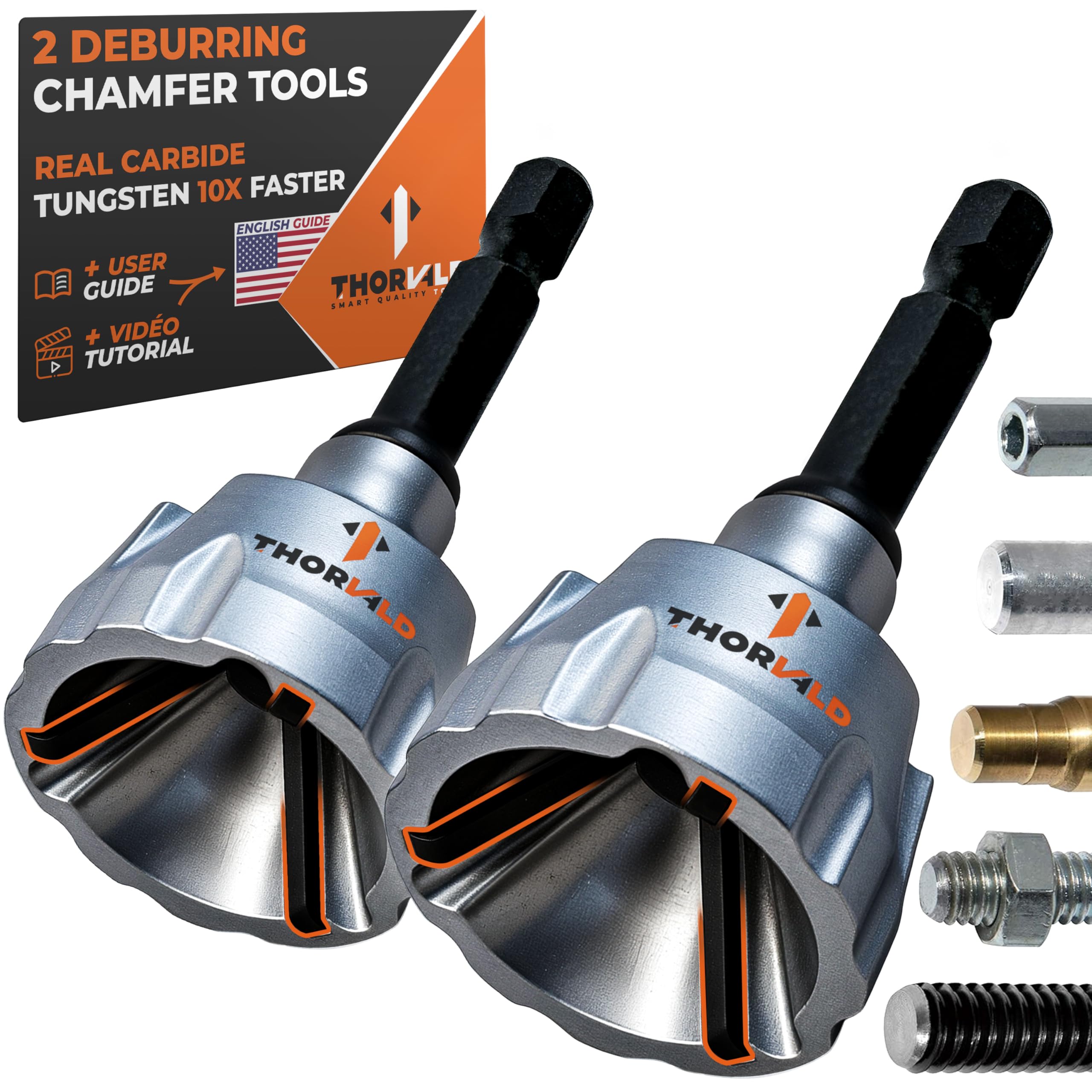 Thorvald Deburring Chamfer Tool - Repair Threads Fast -8